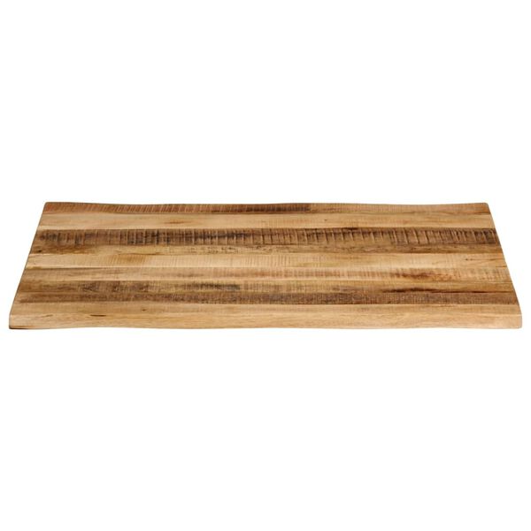 vidaXL Tafelblad met natuurlijke rand 110x80x2,5 cm massief mangohout