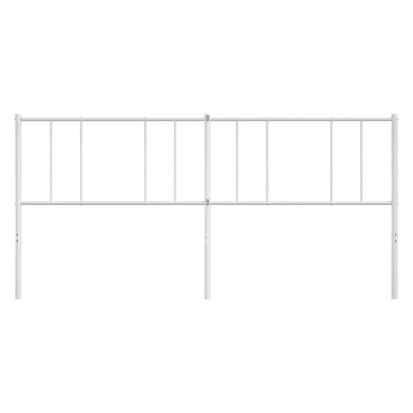 vidaXL Hoofdbord 180 cm metaal wit