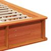 vidaXL Bedframe Wasbruin 180 x 200 cm Massief grenenhout