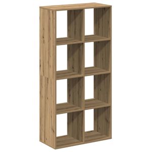 vidaXL Kamerscherm / boekenkast 69,5x29x137,5 cm hout artisanaal eiken