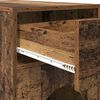 vidaXL Kattenhuis Oudhout 72 x 42,5 x 70 cm Bewerkt hout