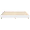 vidaXL Bedframe zonder matras 180x200 cm spaanplaat wit