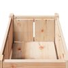 vidaXL Tuin Bloempot Natuur 50 x 50 x 70 cm Massief grenenhout