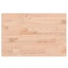 vidaXL Wastafelblad 60x40x1,5 cm massief beukenhout