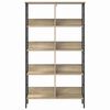 vidaXL Boekenkast Sonoma Eiken 82 x 32 x 144,5 cm Bewerkt hout