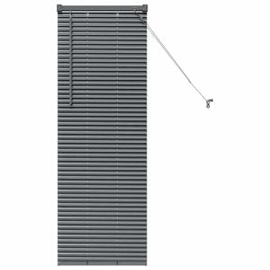 vidaXL Venetiaanse jaloezie&euml;n Donkergrijs 130 x 40 cm Aluminium