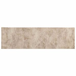 vidaXL Keuken Vloerkleed Beige beton 150 x 45 cm 100% Polyamide
