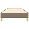 vidaXL Boxspring bed 80x200 cm stof taupe