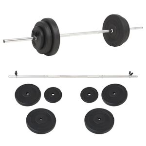 vidaXL Halterset 30 kg
