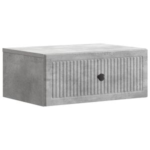 vidaXL Nachtkastje Betongrijs 49 x 34,5 x 20 cm Bewerkt hout