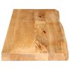 vidaXL Tafelblad met natuurlijke rand 110x20x2,5 cm massief mangohout