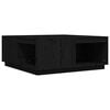 vidaXL Salontafel 100x101x40,5 cm massief grenenhout zwart