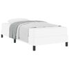 vidaXL Bedframe met matras Puur Wit 80 x 200 cm Stof