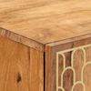 vidaXL Bijzetkast 60x33x75 cm massief mangohout