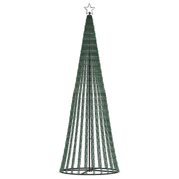 vidaXL LED-kerstboom 475 LEDs kleurrijk 247 cm