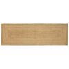 vidaXL Gebied Tapijt Beige 80 x 300 cm Jute