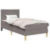 vidaXL Bedframe 90 x 200 cm Taupe
