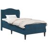 vidaXL Bedframe met hoofdeinde Blauw 90 x 200 cm Fluweel