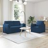 vidaXL Bank 2 pcs Blauw