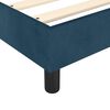 vidaXL Boxspring met matras fluweel donkerblauw 80x200 cm