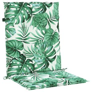 vidaXL Rugkussens 2 st Oxford Stof Bladpatroon 100 x 50 x 3 cm
