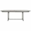 vidaXL Tuintafel (160-240)x100x75 cm massief acaciahout