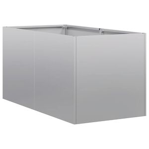 vidaXL Plantenbak 40x80x40 cm gegalvaniseerd staal