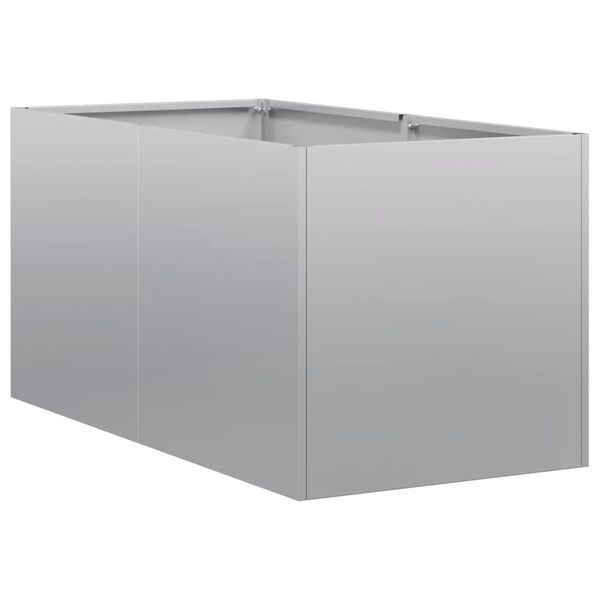 vidaXL Plantenbak 40x80x40 cm gegalvaniseerd staal