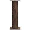 vidaXL Plantenstandaards 2 st 30x30x80 cm bewerkt hout bruin eiken