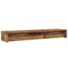 vidaXL Monitorstandaard 100x24x13 cm bewerkt hout oud houtkleurig