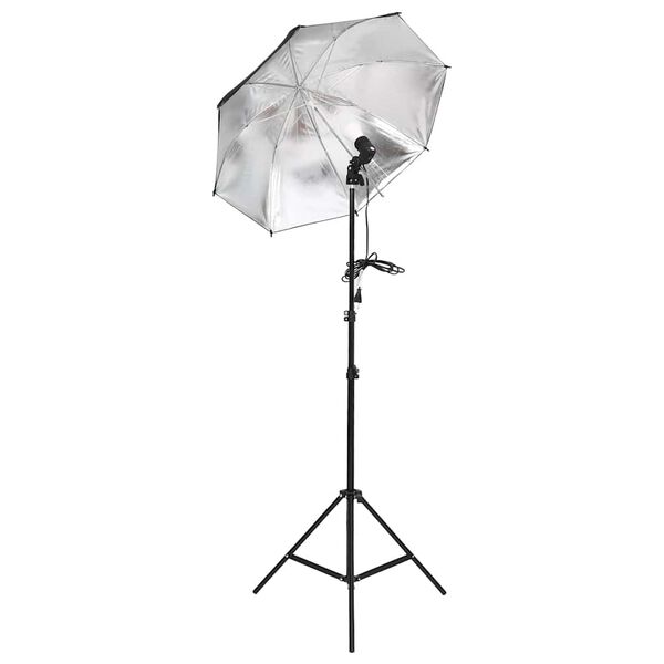 vidaXL Fotostudioset met verlichtingsset en achtergrond