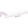 vidaXL Wandschap zwevend 90x23,5x3,8 cm MDF hoogglans wit