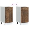 vidaXL Onderkast Kalmar bewerkt hout gerookt eikenkleurig