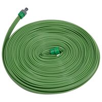vidaXL Sproeislang 3-pijps PVC 7,5 m groen