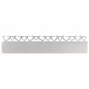 vidaXL Gazonranden 30 st 103 x 0,05 x 22 cm Roestvrij staal zilver