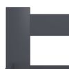 vidaXL Bedframe massief grenenhout donkergrijs 200x200 cm