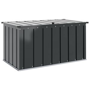 vidaXL Tuinopslagdoos Zwart 101 x 56,5 x 50 cm Staal