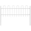 vidaXL Tuinhek Wit 1,7 x 0,6 m Poedercoating staal