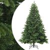 vidaXL Kunstmatige Inklapbare Kerstboom Groen 240 cm PVC, PE en staal
