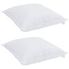 vidaXL Dekbed met kussen 3 pcs Wit Microfibre