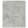 vidaXL Nachtkastjes 2 st wandgemonteerd 38x34x40 cm betongrijs