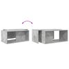 vidaXL Koffietafel Set 2 pcs Beton Grijs Bewerkt hout