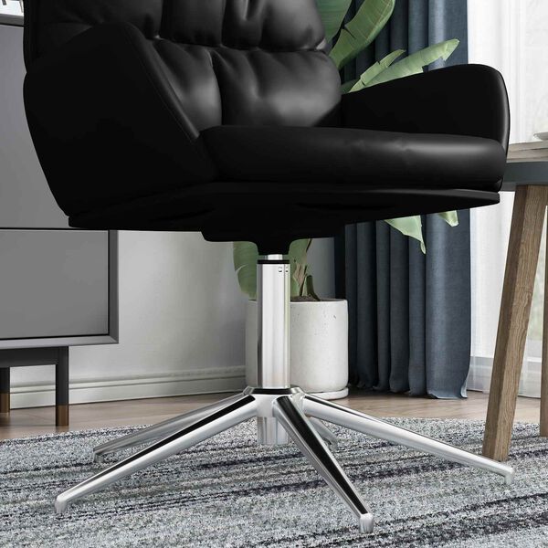 vidaXL Kantoorstoel gascilinder Chroom 14 cm IJzer