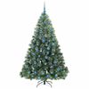 vidaXL Kunstkerstboom met 300 LED met standaard Groen 180 cm PE en PVC