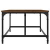 vidaXL Salontafel 100x50x35 cm bewerkt hout bruin eikenkleur