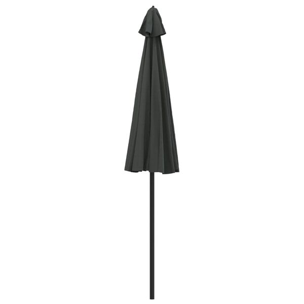 vidaXL Parasol met aluminium paal 270 cm antraciet