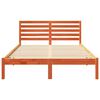 vidaXL Bedframe Wasbruin 135 x 190 cm Massief grenenhout