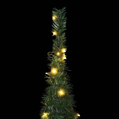vidaXL Kunstkerstboom met verlichting pop-up 180 cm groen