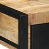 vidaXL Wandtafel 100x35x75 cm massief ruw mangohout