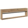 vidaXL Tijdschrift Rek met plank 2 pcs Artisan Eiken 100 x 12 x 30 cm